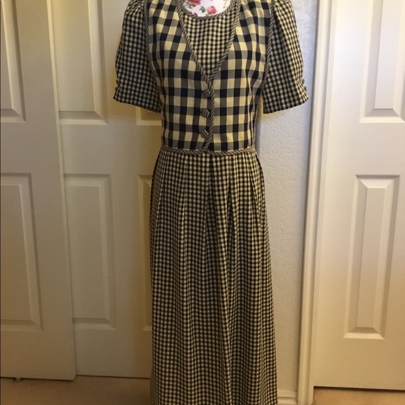 ♥︎ Ankle-Length Dress Tie-Back Dress sz14 Large - Picture 1 of 8